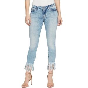 William Rast Frayed Hem Light Blue Jeans - size 30